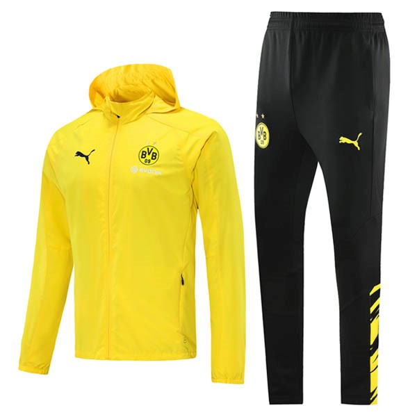 Coupe Vent Borussia Dortmund Ensemble Complet 2021-22 Jaune Noir